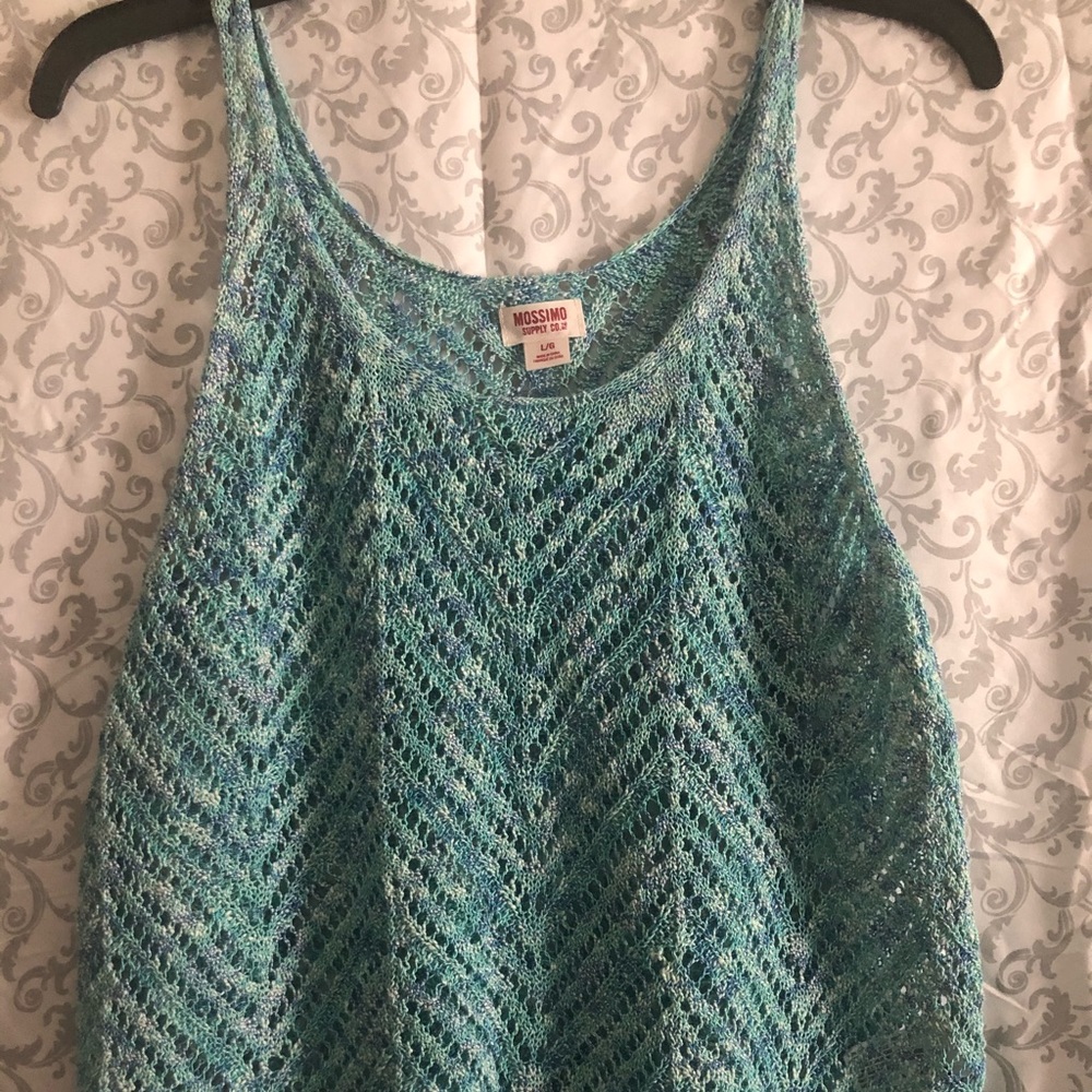Mossimo crocheted sweater tank top
